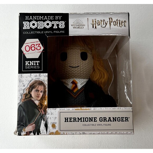 Harry Potter Hermione Granger 063 Knit Series Vinyl Figure Handmade by Robots - Picture 1 of 8